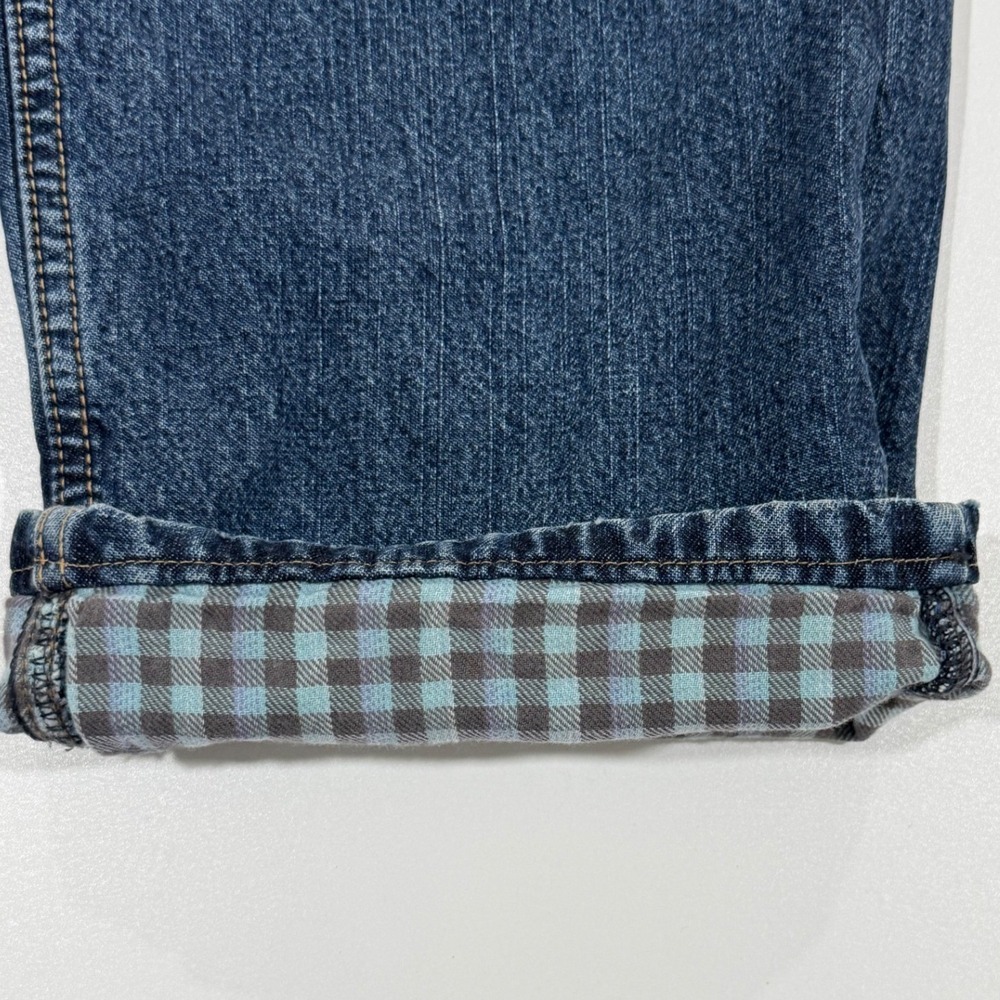 CE Schmidt Women's Workwear Flannel Lined Jeans Size 10x32 WTCF20T W484 - Picture 4 of 8